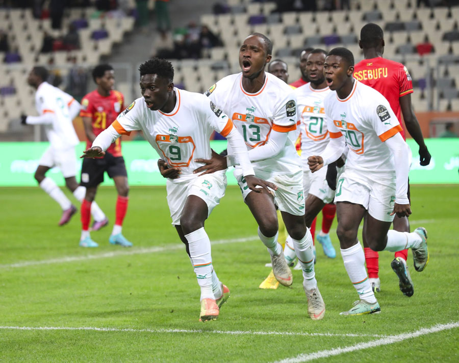 CHAN 2022 : La magie de Karamoko bat l'Ouganda pour s'assurer une place en quart de finale