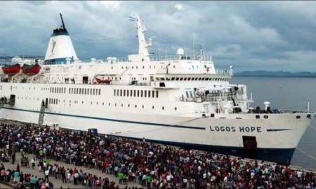 "Logos Hope"...La plus grande bibliothèque flottante du monde accoste à Port-Saïd et ouvre ses portes à tous