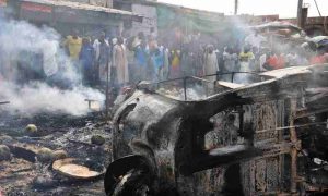 54 morts dans l'explosion d'une bombe dans le centre-nord du Nigeria