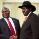 Salva Kiir discute avec une délégation de "Liberté et Changement" du processus politique au Soudan