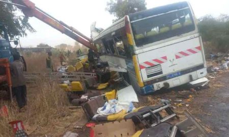 38 personnes ont été tuées et 87 blessées dans une collision de deux bus dans le centre du Sénégal