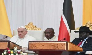 Le pape François appelle à la fin de l'effusion de sang au Soudan du Sud