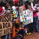 Manifestation de soutien à la Russie et à la Chine en Afrique centrale