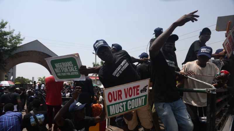 Nigeria...Une marche de protestation contre les résultats des élections présidentielles