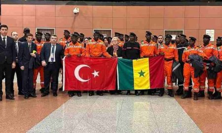 Le tremblement de terre...L'équipe de secours sénégalaise salue la solidarité du peuple turc