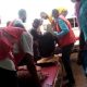 Des volontaires du Croissant-Rouge soudanais viennent en aide à un hôpital de Khartoum
