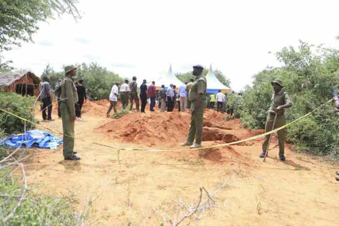 Le nombre de morts de la secte "apocalyptique" au Kenya est passé à 201