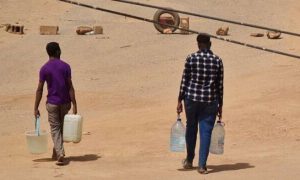 A cause de la guerre…Souffrir pour avoir de l'eau dans la périphérie de Khartoum