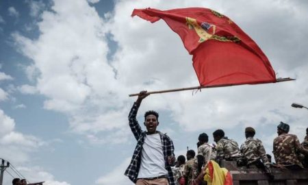 Des manifestants du Tigré appellent au retrait des forces étrangères et au retour des déplacés