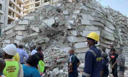 L'effondrement d'un immeuble dans la capitale nigériane fait deux morts et de nombreuses personnes risquent d'être piégées