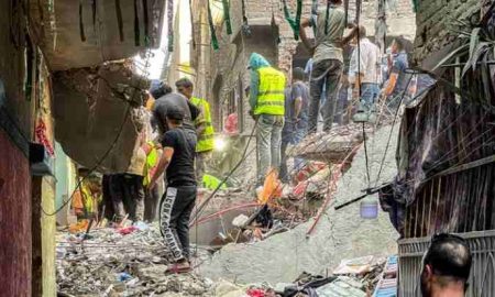 L'effondrement d'un immeuble au Caire fait quatre morts et la recherche des survivants est en cours