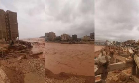 De nouvelles ruines révélées par l'horrible inondation près de Derna