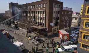 L'Afrique du Sud ouvre une enquête sur un incendie dans un bâtiment