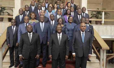 Un nouveau gouvernement de 31 ministres en Côte d'Ivoire