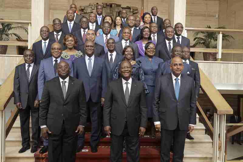 Un nouveau gouvernement de 31 ministres en Côte d'Ivoire