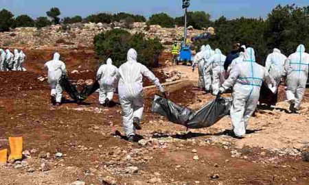 Recherche de personnes disparues : 225 corps ont été exhumés d'un cimetière de Derna pour en prélever des échantillons