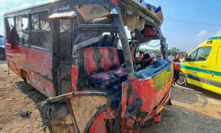 35 personnes ont été tuées dans une collision entre un bus de passagers et plusieurs voitures en Égypte