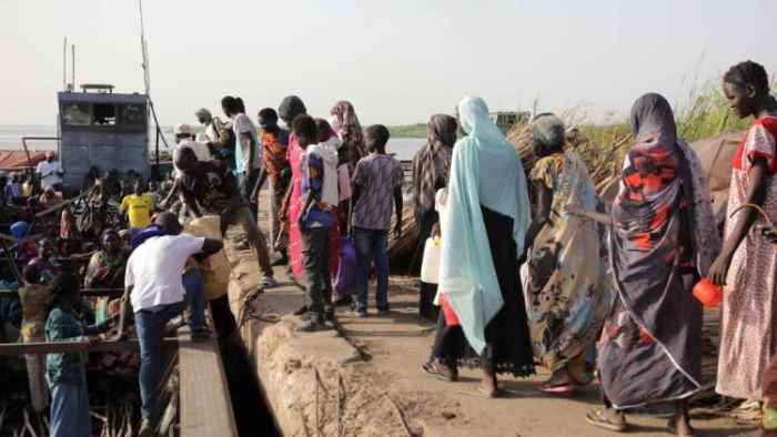 Les conditions humanitaires difficiles et la famine poussent les réfugiés vers la frontière sud du Soudan