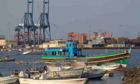 Le port de Doraleh à Djibouti...Un des projets chinois dans le cadre de l'initiative "la Ceinture et la Route"