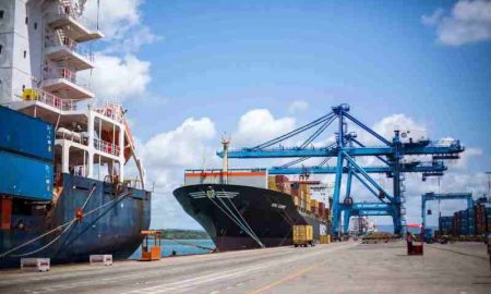 Port de Mombasa au Kenya...Un des projets de coopération chinoise dans le cadre de l'Initiative Belt and Road