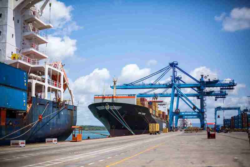 Port de Mombasa au Kenya...Un des projets de coopération chinoise dans le cadre de l'Initiative Belt and Road