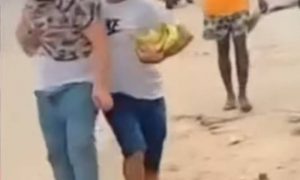 Avant de quitter la Côte d'Ivoire, des supporters de l'équipe nationale algérienne volent une demi-tonne de bananes