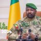 Le président de transition du Mali s'engage à rétablir l'ordre constitutionnel et à lancer un dialogue national