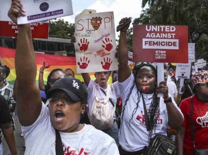 Kenya : « Dark Valentine » à Nairobi alors que des centaines de personnes manifestent contre la montée des féminicides