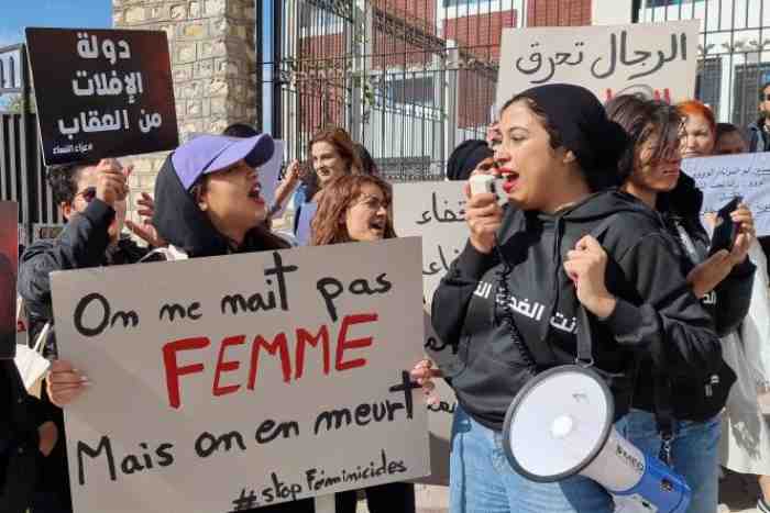 L'Association tunisienne des femmes démocrates dénonce la multiplication des crimes contre les femmes en Tunisie