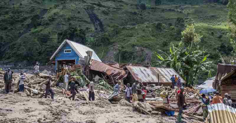 Au moins 12 tués et 50 disparus en raison d'un glissement de terrain en RDC