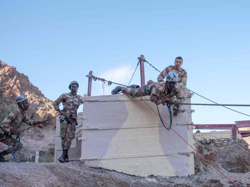 Exercice militaire semestriel réunissant les garde-côtes djiboutiens et la marine américaine