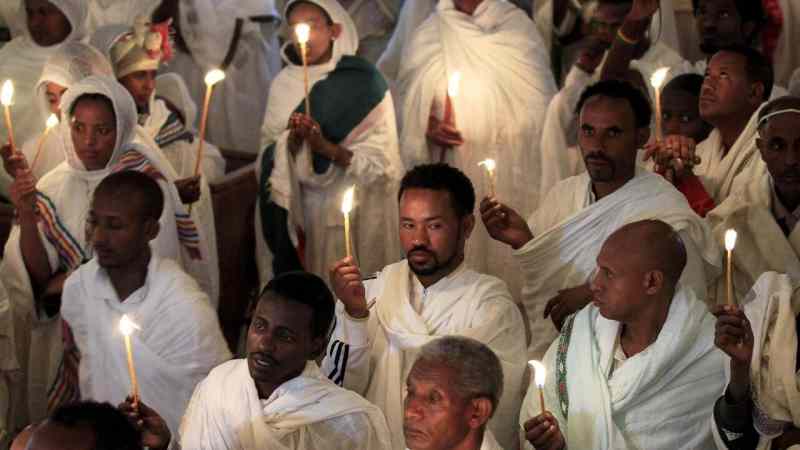 Les chrétiens orthodoxes éthiopiens du monde entier célèbrent Pâques